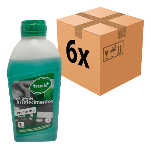 Aditivo Verde Pronto Uso Híbrido 6un Motor Euro 1 2 3 4 1l