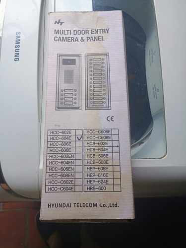 Portero Visor Hintercom 3 Visores + 1 Frente Gris Oscuro (Usado)
