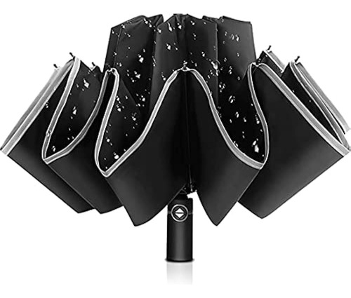 Paraguas Bodyguard 12 Ribs -2 Inverted Black Umbrella