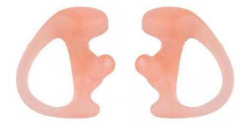 2pcs L + R Oído Abierto Inserto Molde Para Auricular Tubo