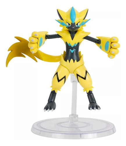 Jazwares Pokemon Select Figura De Accion Super Articulada Zeraora 6" Exclusiva