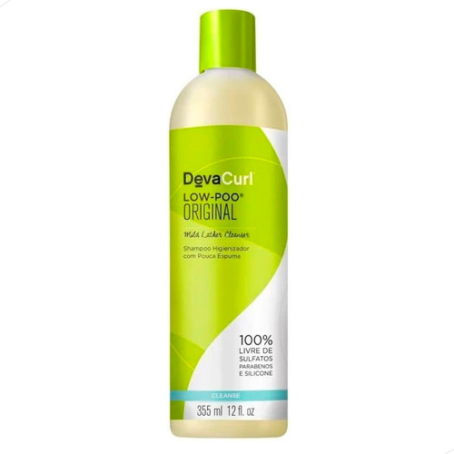 Devacurl Low-poo Original Shampoo Com Pouca Espuma 355ml