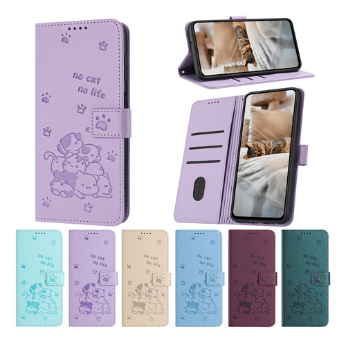 Funda Protectora Tipo Cartera Para Huawei Honor X9b Huawei Magic 6 Lite Con Tarjetero