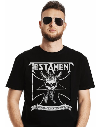 Polera Testament The Formation Of Damnation Bonus Disk Metal