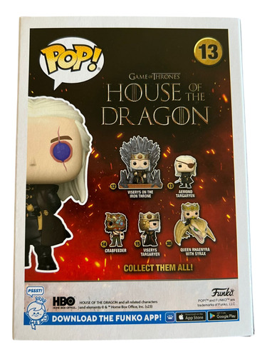 Funko Pop Aemond Targaryen Chase #13 - House Of The Dragon