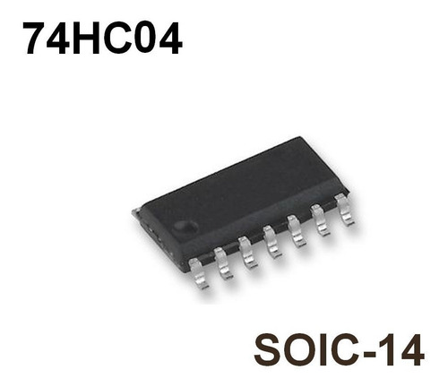 3 Piezas 74hc04 Smd Soic-14 Hex Not Compuerta