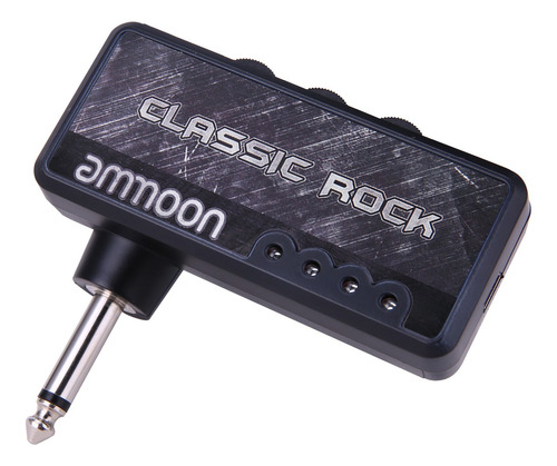 Imagen 1 de 10 de Amplificador De Audio Con Efecto Rock Jack Con Audífonos R