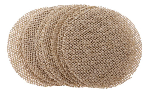 Conjunto De 10 Tapetes De Yute Para Decoración Del Hogar