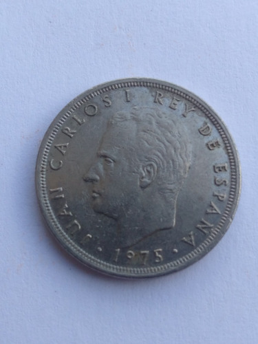 Moneda De España 5 Pesetas Año 1975 *80 Rey Juan Carlos