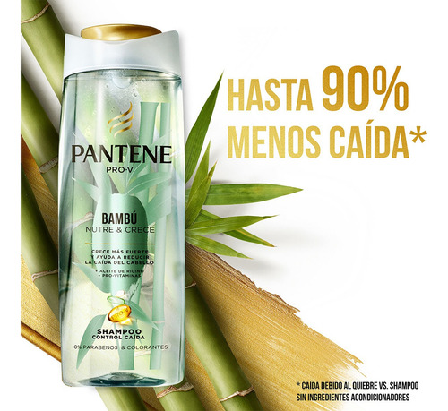 Shampoo Pantene Pro-v Bambú Nutre & Crece 750 Ml