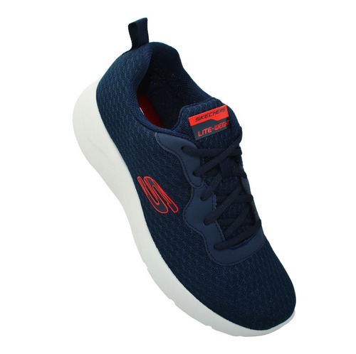 Tenis Skechers Dynamight 2.0 894046nvrd Mno/roj Memory Foam