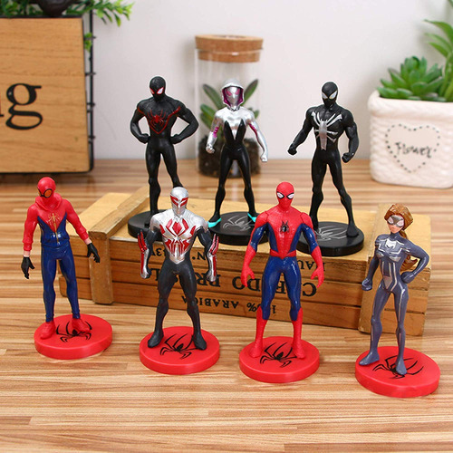 Yongenshang 7 Piezas De Mini Superhéroes Figuras De Acció.