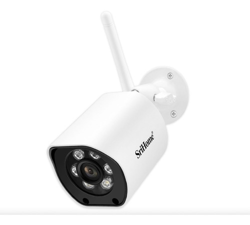Cámara de seguridad Sricam Sh034 HD con resolución de 5MP visión nocturna incluida blanca 