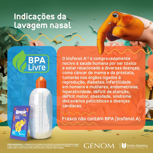 Respir 0,9% Kids Refil 15 Saches Uniao Quimica