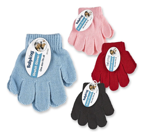 Guantes Infantiles De Invierno Rojos