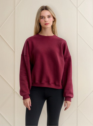 Buzo Sudadera Lisa De Frisa - Talles S M L