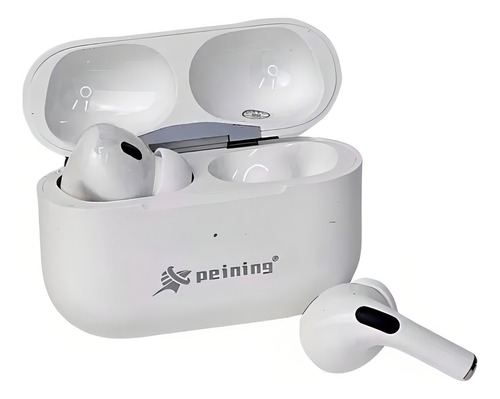 Fone De Ouvido Sem Fio Peining Bluetooth Ios/android Cor Branco Luz Verde