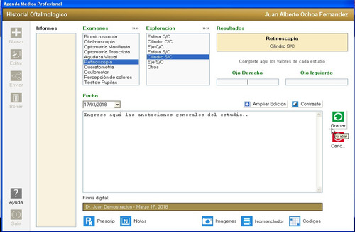 Demostracion Software Agenda Turnos Medicos Envio Digital