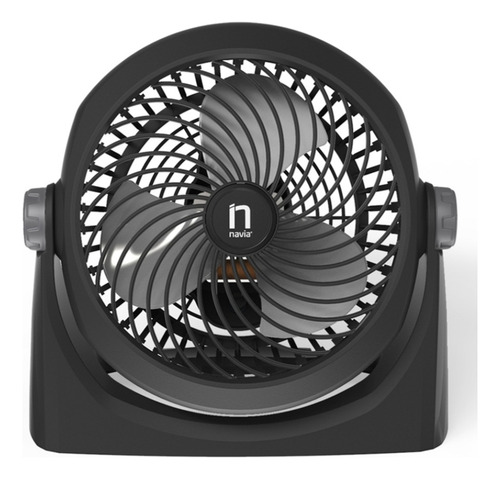 Ventilador Personal  3 Velocidades Color Negro Marca Navia 