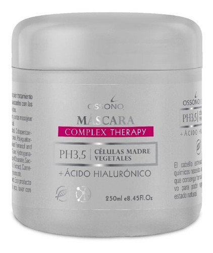 Mascara Ossono Complex Therapy Hialuronico Cel Madre X 3 Uni