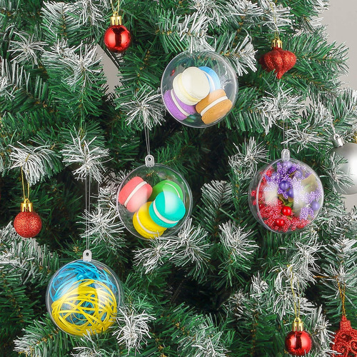 20 Bolas De Ornamento De Pacote Diy
