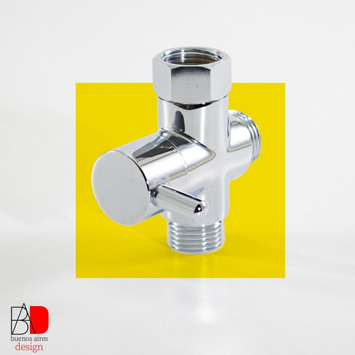 Imagen 2 de 7 de Llave D Paso Para Bidet Portatil Duchador Bidet Para Inodoro