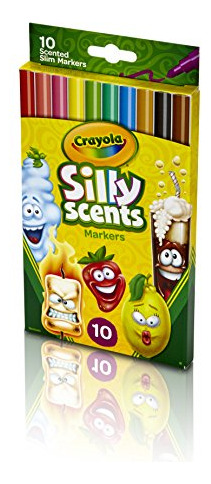 Rotuladores Aromáticos Lavables Crayola Silly Scents, 10 Uni