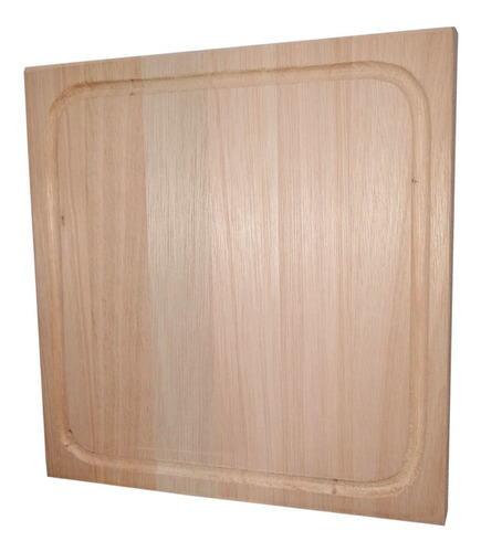 Tabla Gastronomica Madera Plato Cuadrado Asado 40x40cm 30mm