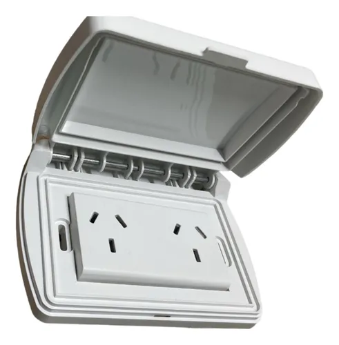 Tapa Capsulada Exterior Rigida + Tomacorriente Doble Exultt