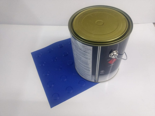 Imagem 1 de 1 de 70 Pçs Piso Direcional Azul Pvc + 1 Lata Cola 2.8kg