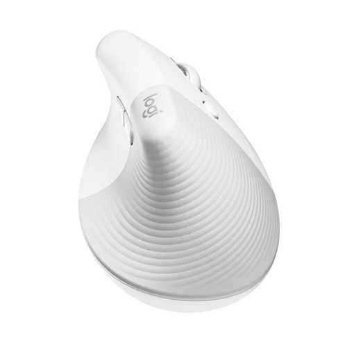 Mouse Sem Fio Ergonômico Lift Branco Logitech