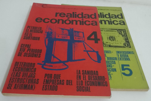 Revista De Economía Realidad Económica Pack Por 2 Numeros