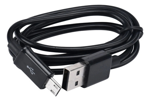 Cabo Carregador Micro Usb V8 Compatível Com Samsung Galaxy Cor Preto