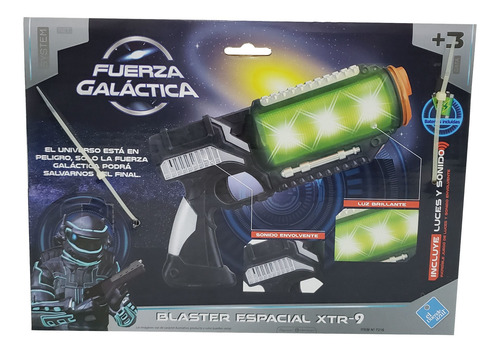 Imagen 2 de 5 de El Duende Azul Pistola Blaster Espacial Luz Sonido Jlt 7216