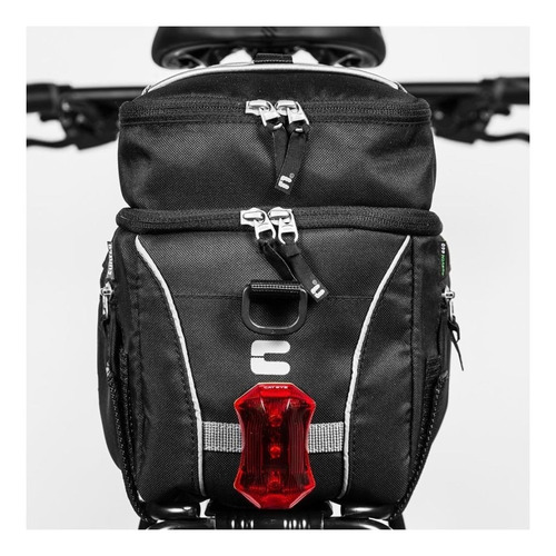 Imagem 5 de 6 de Alforje Bolsa Bageiro Bicicleta Curtlo Rack Pack 12l C/ Capa
