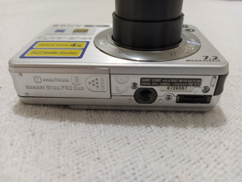 Câmera Sony W110 Nova Com Bateria ECarregador.