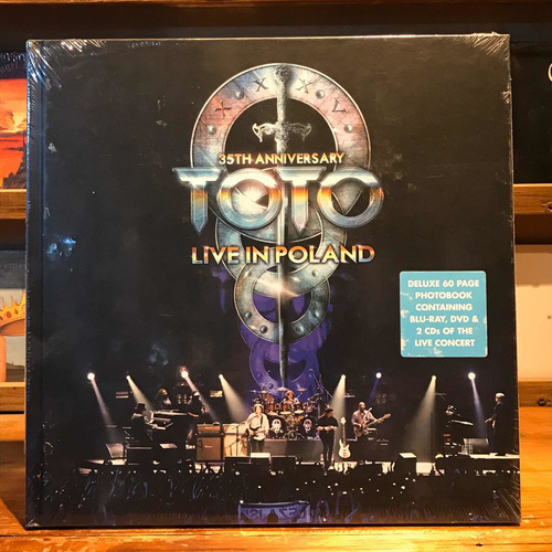 Toto 35th Anniversary Tour Edicion Bluray Cd Dvd