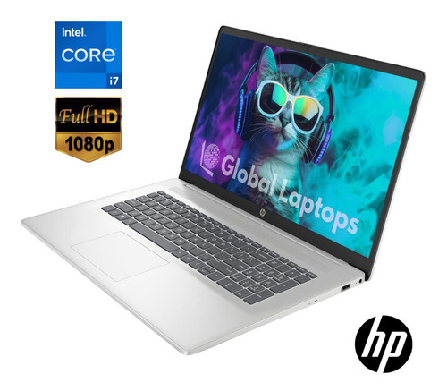 HP Gamer Core 7 16Gb Ram 512Gb SSD Pantalla 17.3 Full HD 1920 x 1020 Laptop Pavilion 17-CN4047 Incluye Windows 11 Home