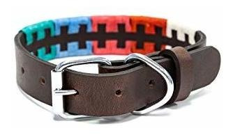 Gaucho Goods Tribal Leather Dog Collar - Zephyr N3gz0
