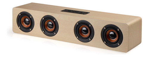 Altavoz Bluetooth Inalámbrico De Madera W8 Para Computadora