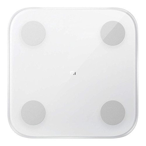 Imagen 1 de 3 de Báscula Xiaomi Mi Body Composition Scale 2 blanca, hasta 150 kg