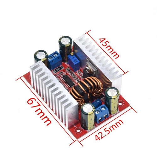Imagen 3 de 10 de Convertidor Boost Elevador Step Up Dc Dc 10-60v 400w 15a Hob