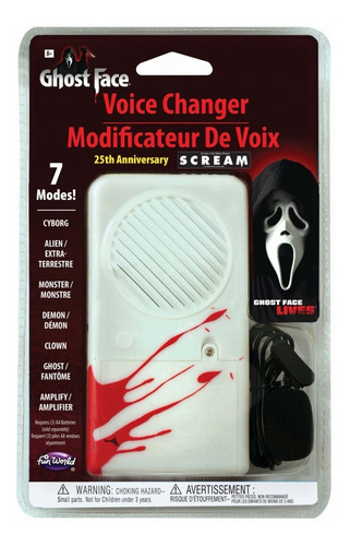 Modificador De Voz | Edição De 25 Anos De Pânico (scream)