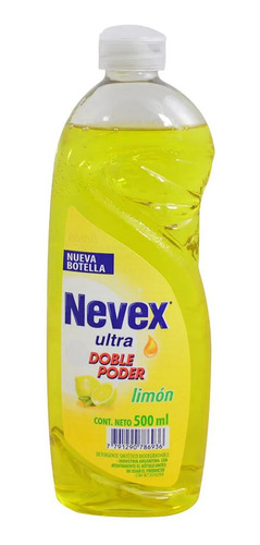 Detergente Nevex Ultra Antigrasa Limón 500ml