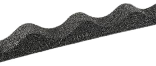 Burlete Compriband Para Chapa Sinusoidal/acanalada X 5 Mts Negro Liso