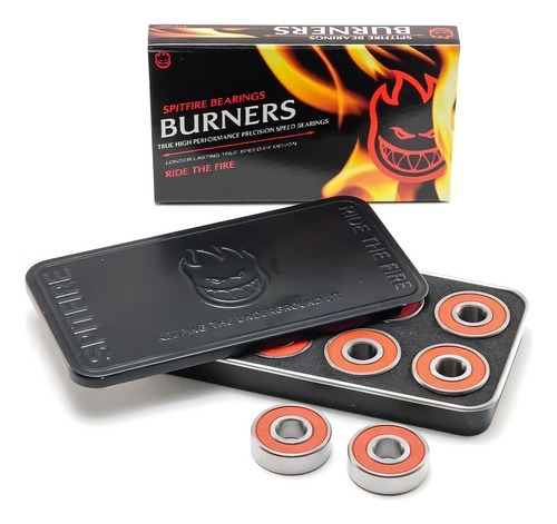 Rodamientos Baleros Spitfire Burners x8 unidades