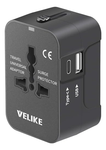Travel Adapter Worldwide: Cargador Universal Con Usb-c