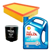 Comprar Kit Filtros + Aceite Shell Helix Hx7 10w40 4lts Voyage 1.6