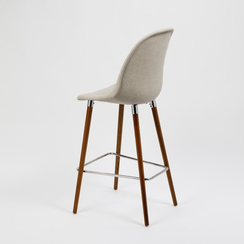 Imagen 3 de 8 de Banqueta Nina Wood Diseño Premium Tapizada Rossi
