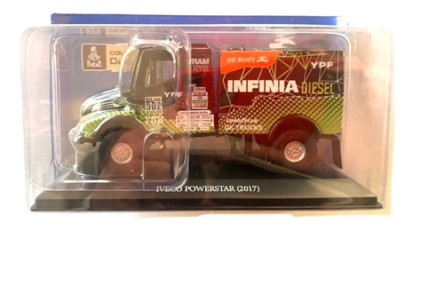 Camión A Escala 1:43 Dakar Iveco Powerstar 2017 Nuevo Negro (Usado)